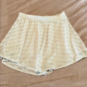 White skirt